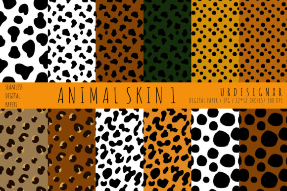 Animal Skin1 Seamless Patterns: A Versatile Digital Resource for Creative Projects