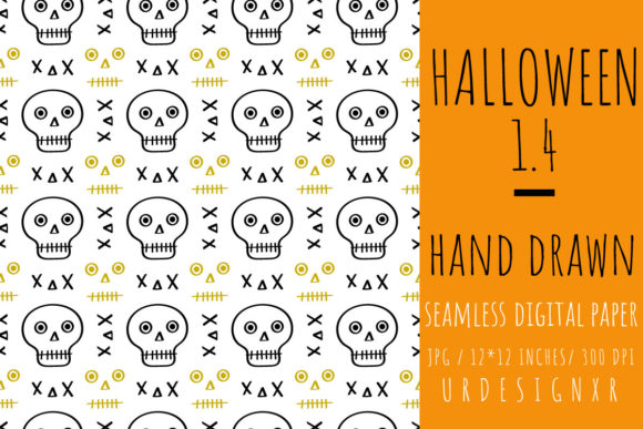 Halloween 1.4 Seamless Patterns for Creative and Practical Use