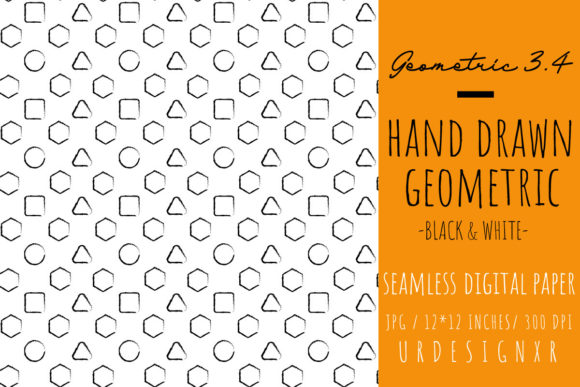 Hand Drawn Geometric 3.4 Patterns: A Strategic Design Tool for Creative and Business Applications