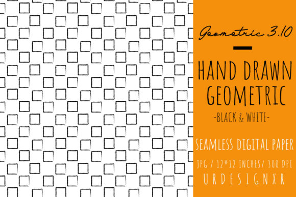 Hand Drawn Simple Geometric3.10 Patterns: A Versatile Digital Resource for Creative Projects