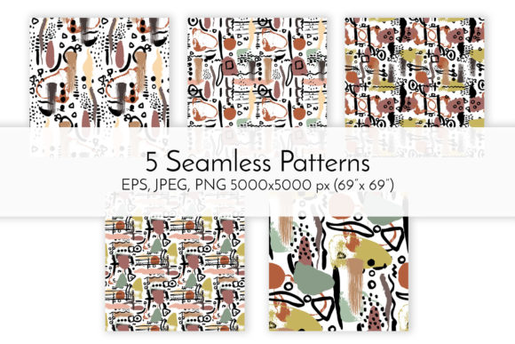 Modern Abstract Geometric Patterns Set: A Versatile Tool for Creative Professionals