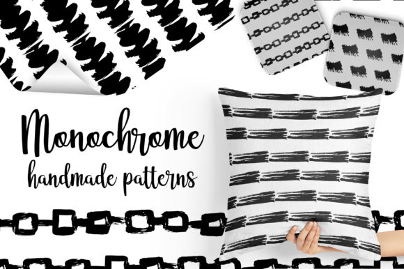 Monochrome Handmade Patterns: A Unique Approach to Creative Design