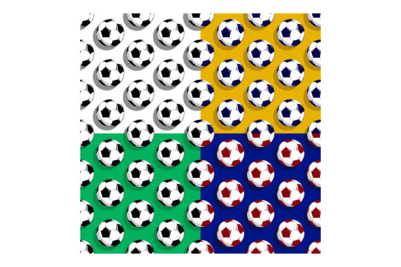 Patterns with Soccer Balls. Team Sports