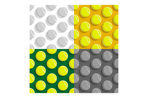 Patterns with Tennis Balls. Team Sports