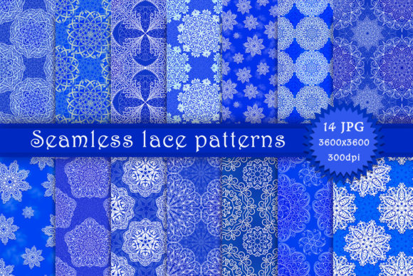 Seamless Lace Patterns for Creative Projects