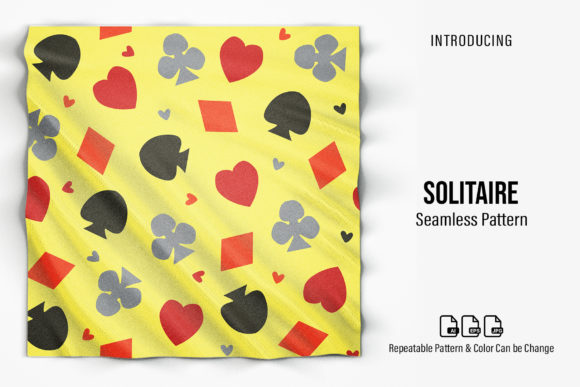 Solitaire Patterns: A Versatile Digital Design for Creative Projects