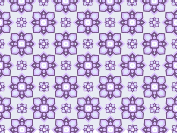Thai Floral Patterns on Purple and Blue: A Vibrant Fusion of Tradition and Modern Design